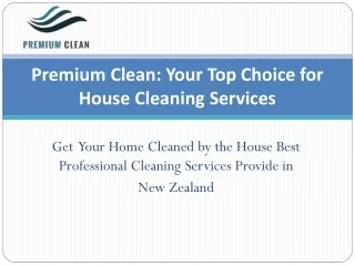 Premium Clean - Your Top Choice for House Cleaning Services