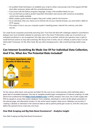 Just How To Provide Internet Scraping Solutions: The Utmost Overview