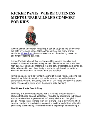 kickee pants where cuteness meets unparalleled