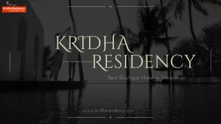 kridha Residency - Best Boutique Hotel in Vrindavan