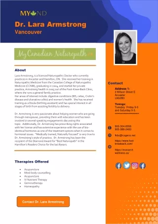 dr lara armstrong vancouver