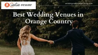 Best Wedding Venues in Orange County