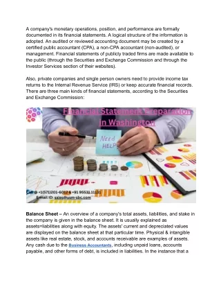 a company s monetary operations position