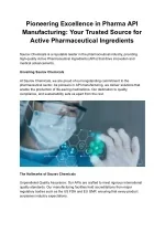 Pioneering Excellence in Pharma API Manufacturing - slide 1