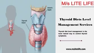Thyroid Diets Level Management Services
