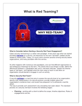 What is Security Red-Team?
