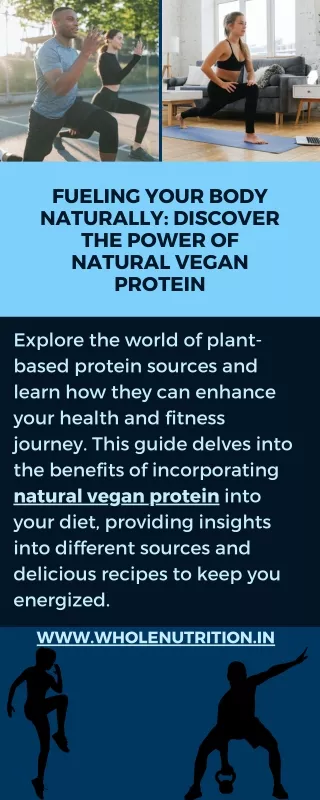 Fueling Your Body Naturally Discover the Power of Natural Vegan Protein