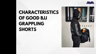 Characteristics of good BJJ Grappling Shorts