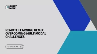 Challenges and Solutions in Implementing Multimodal Learning Remotely