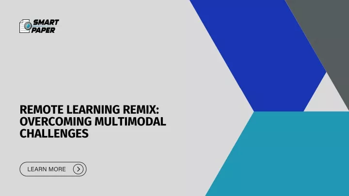 remote learning remix overcoming multimodal