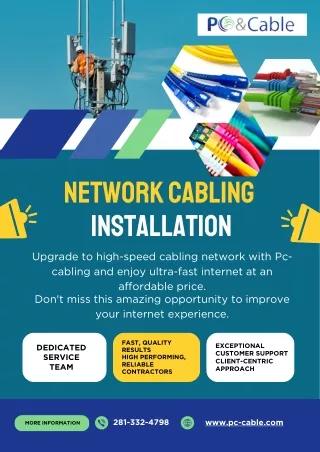 Efficient Network Cabling Installation Services