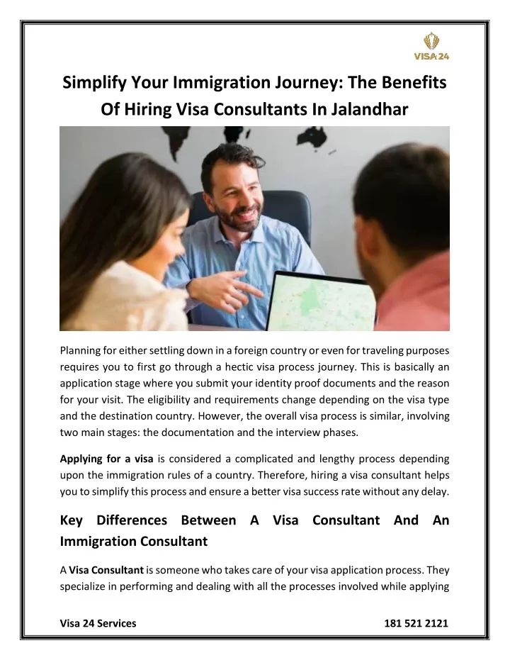 simplify your immigration journey the benefits