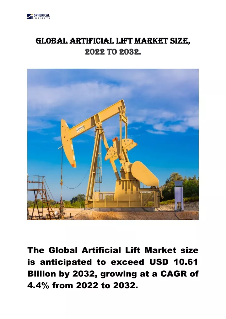 global artificial lift market siz global