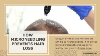 How Microneedling Prevents Hair Loss