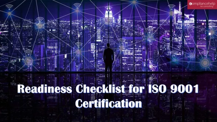 readiness checklist for iso 9001 certification