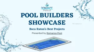 Dive into Luxury: Pool Contractors in Boca Raton