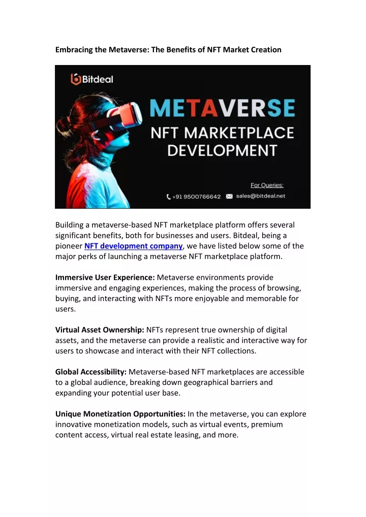 embracing the metaverse the benefits