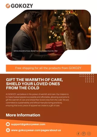 Gift the Warmth of Care, Shield Your Loved Ones from the Cold