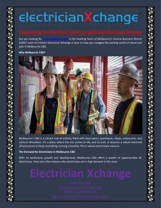 Empowering Your Electrical Career Insights from Electrician Xchange