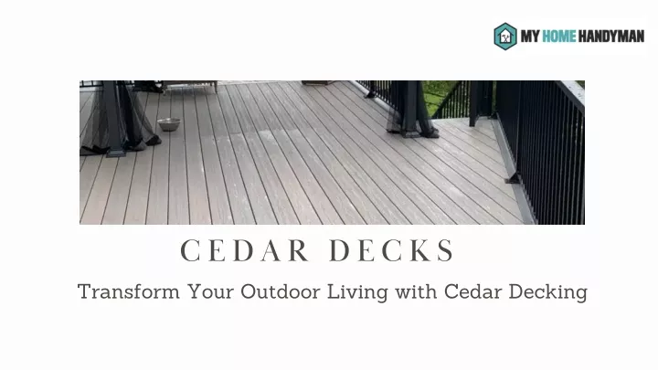 cedar decks transform your outdoor living with