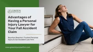 The Advantages of Having a Personal Injury Lawyer for Your Fall Accident Claim