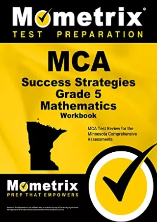 Read ebook [PDF] MCA Success Strategies Grade 5 Mathematics Workbook: Comprehensive Skill