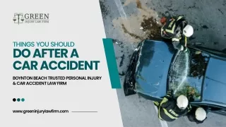 Things You Should Do After a Car Accident