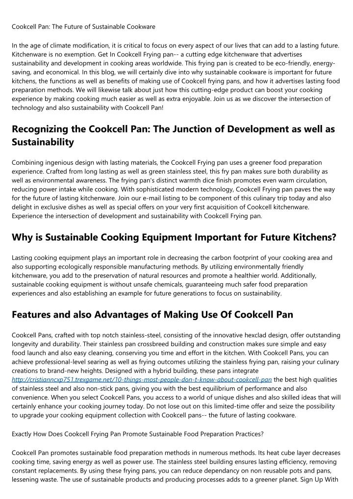 cookcell pan the future of sustainable cookware