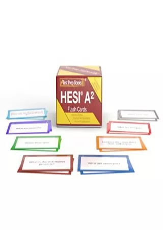 READ [PDF] HESI A2 Study Cards: HESI A2 Review Prep 2023-2024 for the HESI Admission