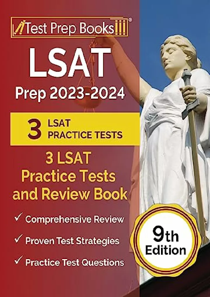 PPT Download Book [PDF] LSAT Prep 20232024 3 LSAT Practice Tests