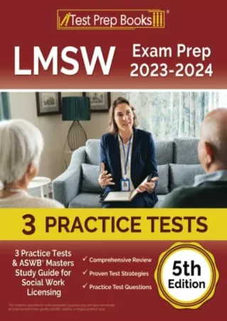 get [PDF] Download LMSW Exam Prep 2023 - 2024: 3 Practice Tests and ASWB Masters Study Guide for