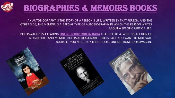 biographies memoirs books