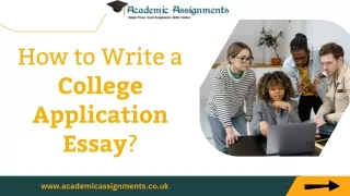 How to Write a College Application Essay?