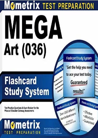 DOWNLOAD/PDF MEGA Art (036) Flashcard Study System: MEGA Test Practice Questions & Exam