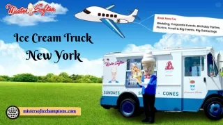 Ice Cream Truck in New York for any Special Occasion