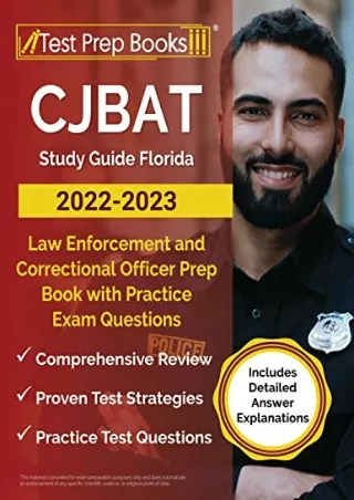 READ [PDF] CJBAT Study Guide Florida 2022 - 2023: Law Enforcement and Correctional