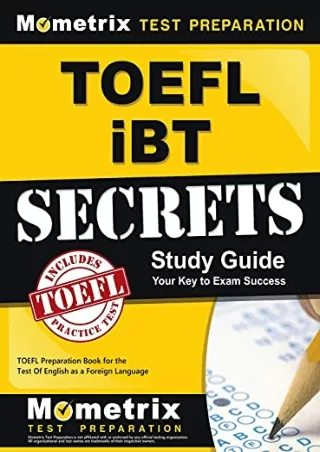 [PDF READ ONLINE] TOEFL IBT Secrets Study Guide