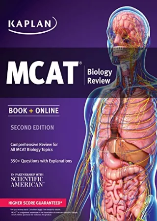 Download Book [PDF] Kaplan MCAT Biology Review: Book   Online (Kaplan Test Prep)
