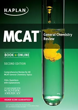 Read ebook [PDF] Kaplan MCAT General Chemistry Review: Book   Online (Kaplan Test Prep)