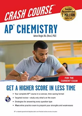 $PDF$/READ/DOWNLOAD AP® Chemistry Crash Course, Book   Online: Get a Higher Score in Less Time