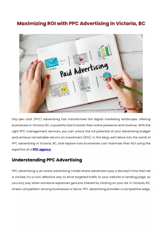 Maximizing ROI with PPC Advertising in Victoria, BC