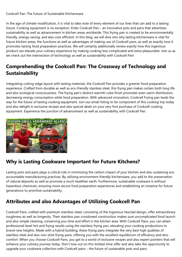 cookcell pan the future of sustainable kitchenware