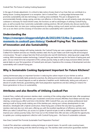 cookcell pan the future of lasting cooking