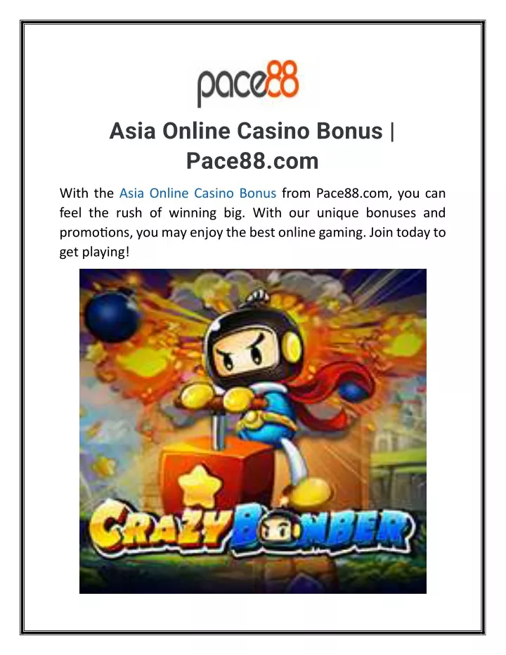 asia online casino bonus pace88 com