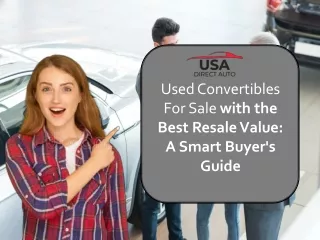 Used Convertibles For Sale with the Best Resale Value A Smart Buyer's Guide