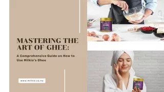 How to use ghee ?