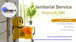 Janitorial Service Located in Shiprock, NM