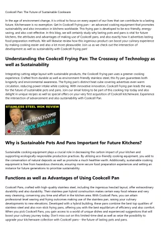 cookcell pan the future of sustainable cookware