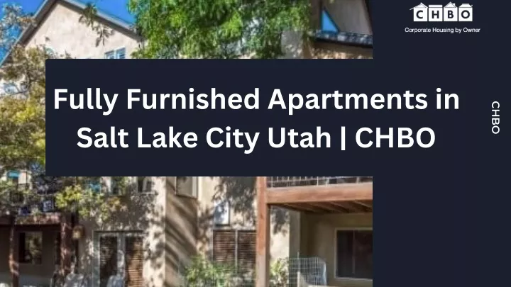 fully furnished apartments in salt lake city utah