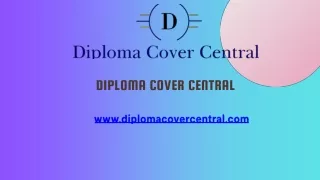 Diploma Cover Central we stand behind the quality of our products